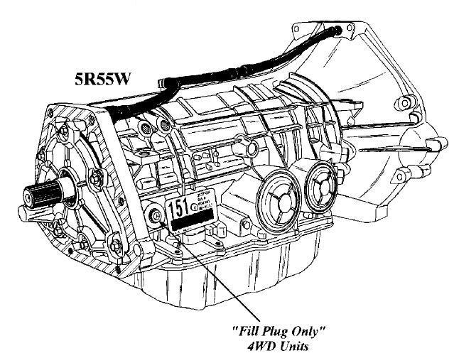 2002 Ford ranger transmission drain plug #7